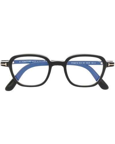 Tom Ford トム・フォード・アイウェア スクエア眼鏡フレーム - ブルー