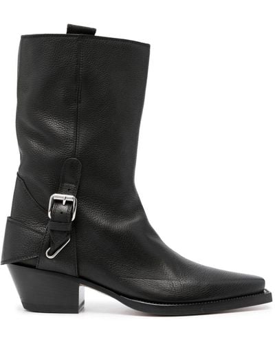 Buttero 55mm Leather Boots - Black