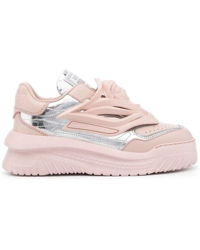 Versace Odissea Leren Sneakers - Roze