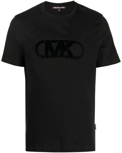 Michael Kors Camiseta con logo estampado - Negro