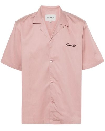 Carhartt Delray Twill-Hemd - Pink