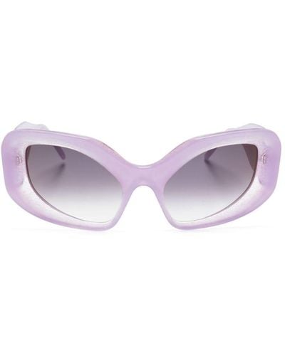 KNWLS Adrenaline Oversized-frame Sunglasses - Purple
