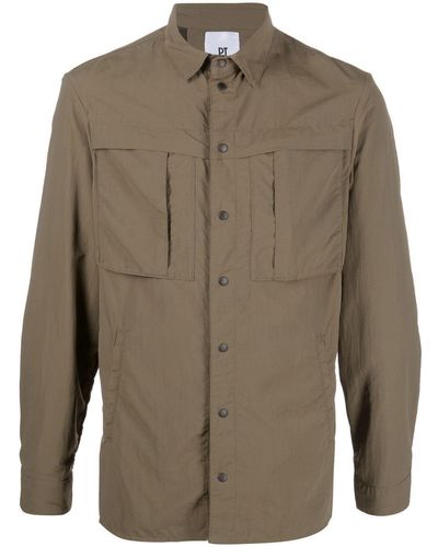 PT Torino Long-sleeve Shirt Jacket - Green