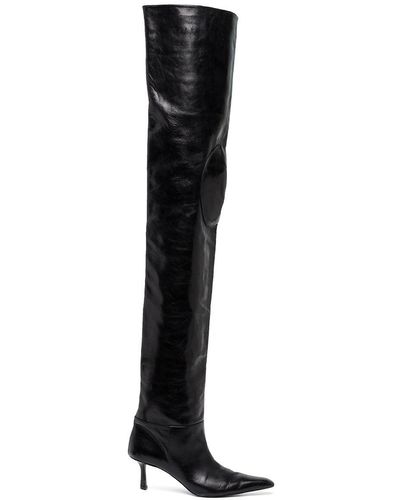 Alexander Wang Lyra Lace Over-the-Knee Boot  Fashion, Fall shopping, Over  the knee boots