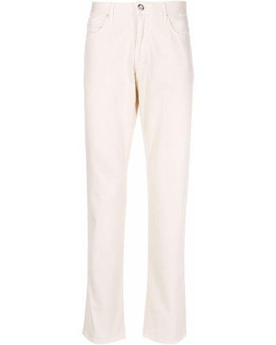 Emporio Armani Mid-rise Straight Jeans - Multicolour