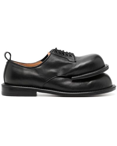 Comme des Garçons Double-toe Leather Derby Shoes - Black