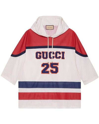 Gucci Sweater Met Capuchon - Rood