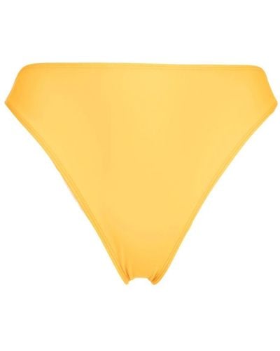Faithfull The Brand Dylla High-waist Bikini Bottoms - Yellow