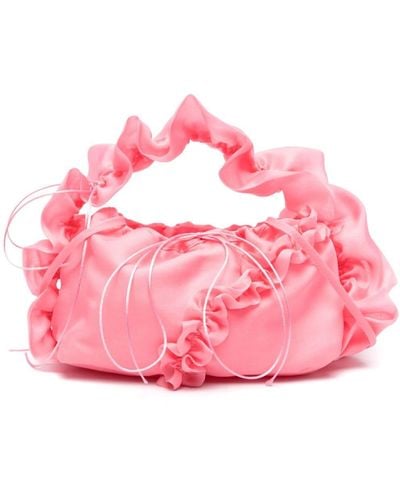 Cecilie Bahnsen Umi Silk Top Handle Bag - Pink