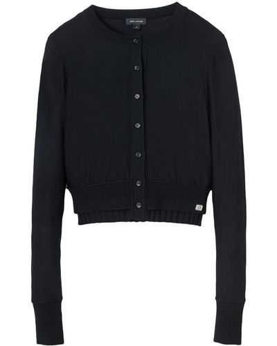 Marc Jacobs Wollen Vest Met Geribbelde Afwerking - Zwart