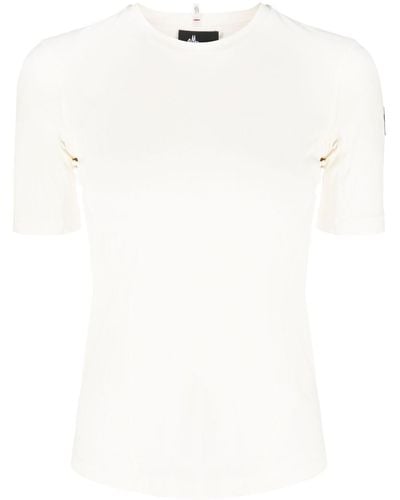 3 MONCLER GRENOBLE T-Shirt mit grafischem Print - Weiß