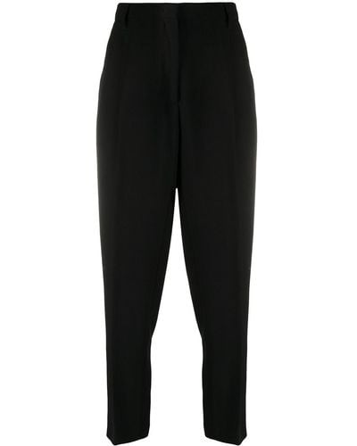 N°21 Tapered-leg Tailored Trousers - Black