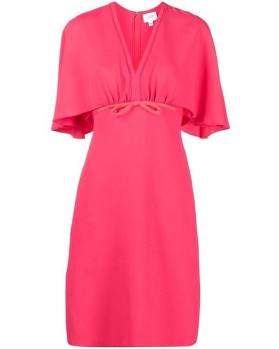 Giambattista Valli Bow-detail V-neck Dress - Pink