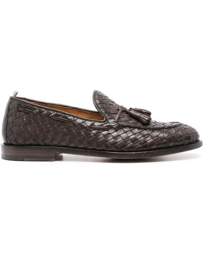 Officine Creative Opera 004 Leather Loafers - Brown