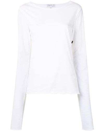 agnès b. Ultra Long-sleeved T-shirt - White