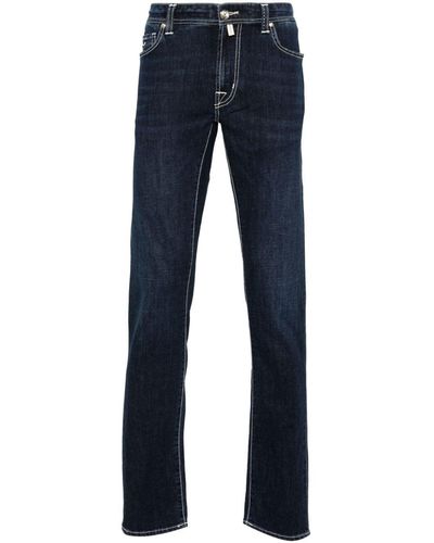 Sartoria Tramarossa Leonardo Low-rise Slim-fit Jeans - Blue