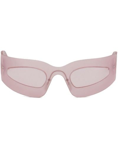 Marni Yuma Wraparound-frame Sunglasses - Pink