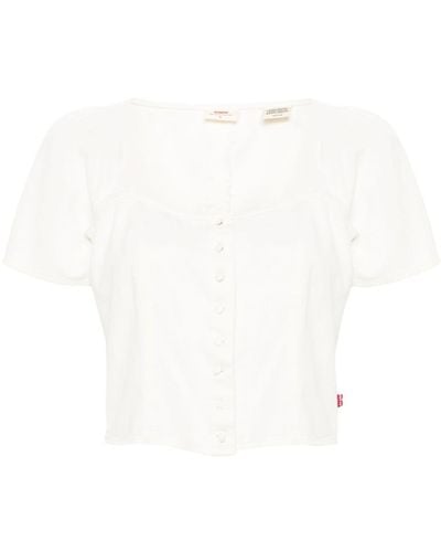 Levi's Pascale cotton blouse - Weiß