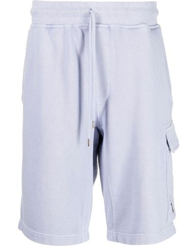 C.P. Company Pantalones cortos de deporte con bolsillo cargo - Azul