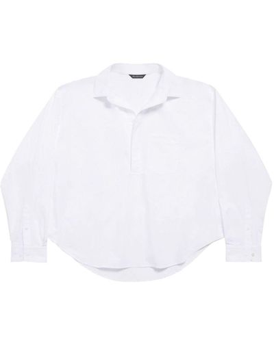 Balenciaga Blusa de manga larga - Blanco