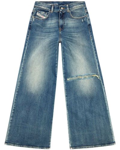 DIESEL 1978 D-akemi 007m5 Bootcut Jeans - Blue