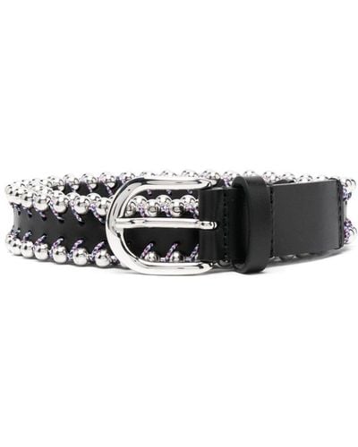 Isabel Marant Ceinture Civan en cuir - Noir