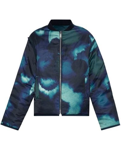 Paul Smith Aurora quilted jacket - Blau