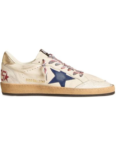 Golden Goose Ballstar レザースニーカー - ナチュラル