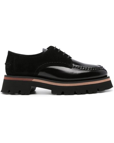 Paul Smith Argon Patent-finish Leather Brogues - Black