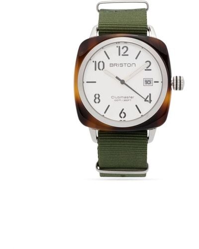 Briston Clubmaster Classic Hms Date 40mm 腕時計 - ホワイト