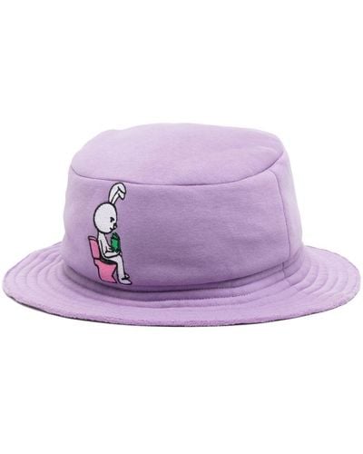 Natasha Zinko Bunny Bucket Hat - Purple
