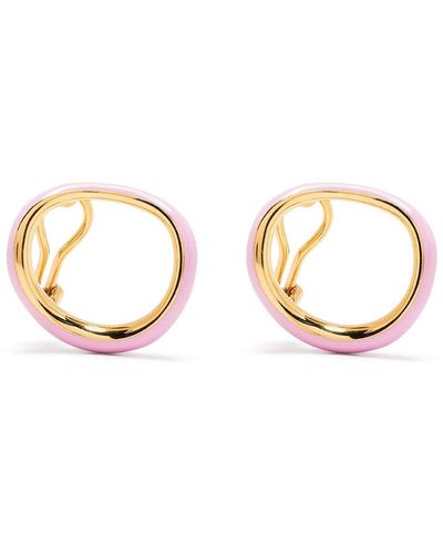Charlotte Chesnais Medium Large Naho Earrings - Pink