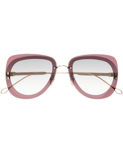 Isabel Marant Oversized Tinted Sunglasses - Purple