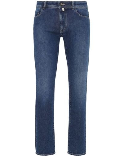 Billionaire Low-rise Slim-cut Jeans - Blue