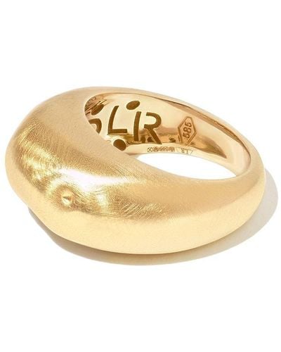 Lauren Rubinski 14kt Yellow Gold Dome Ring - Metallic