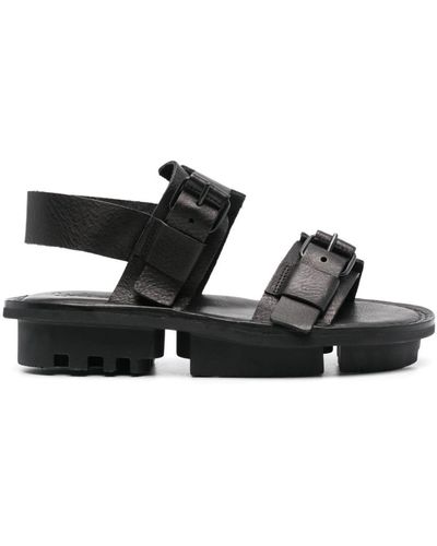 Trippen Review Leather Sandals - Black