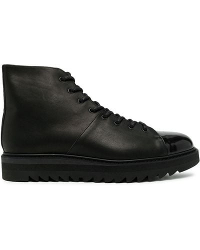 Onitsuka Tiger Lace-up Leather Boots - Black