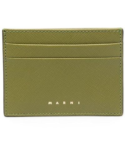 Marni カードケース - グリーン