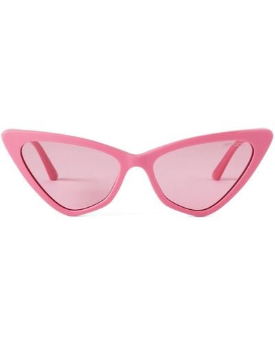Jimmy Choo Sol Cat-Eye-Sonnenbrille - Pink