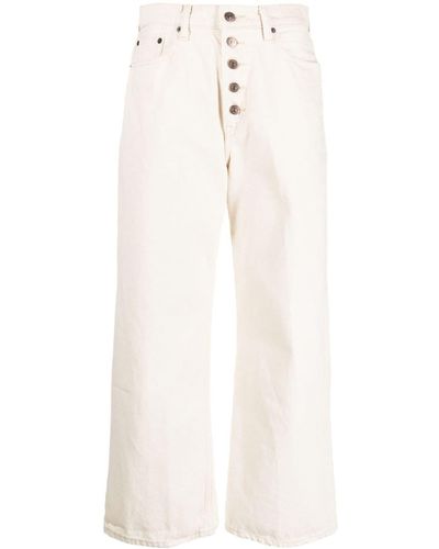 Polo Ralph Lauren Cropped Wide-leg Trousers - White