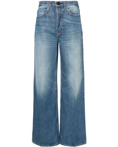 FRAME The 1978 High Waist Straight Jeans - Blauw