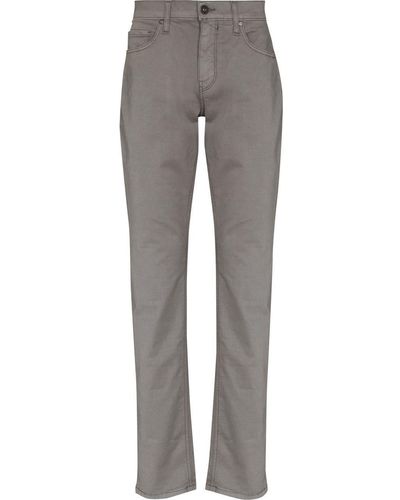 PAIGE Straight-leg Denim Jeans - Grey