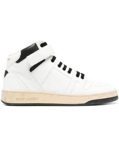 Saint Laurent Lax High-tops Trainers - White