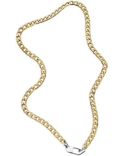 DIESEL Dx1438 Chain-link Necklace - Metallic