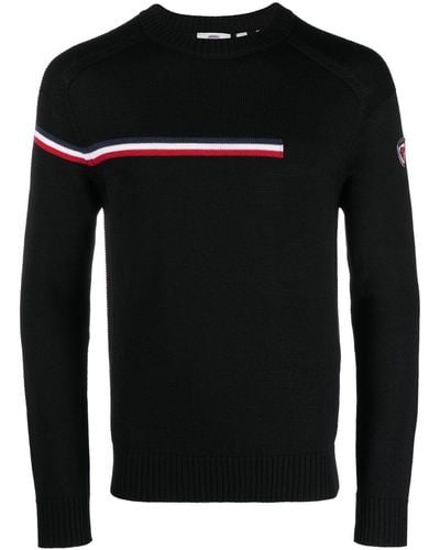 Rossignol Odysseus Stripe-detail Sweater - Black
