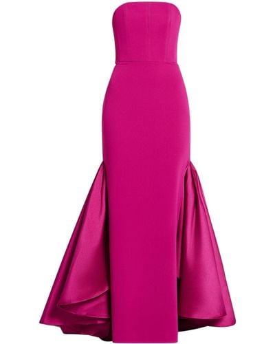 Solace London Schulterfreies Jodi Abendkleid - Pink