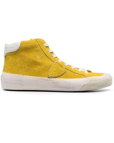 Philippe Model Plaisir High-top Sneakers - Yellow