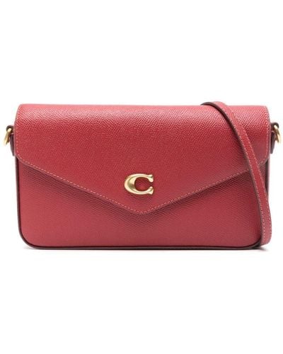 COACH Wyn Leather Crossbody Bag - Red