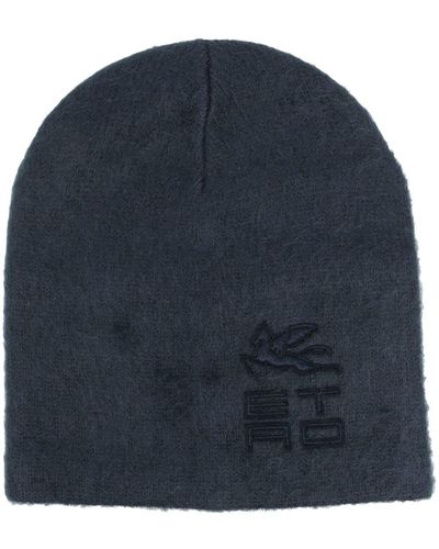 Etro Mütze mit Logo-Stickerei - Blau