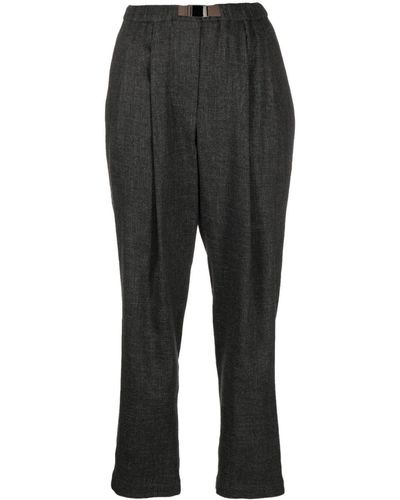 Brunello Cucinelli Straight-Leg Tailored Trousers - Black